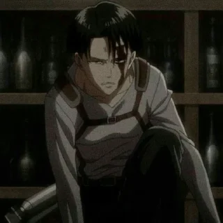😍 emoji Levi Ackerman Telegram sticker 5 of 13