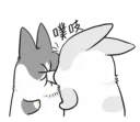 😡 emoji Grey Rabbit 🐰 Telegram sticker 11 of 85