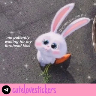 🥺 emoji Wholesome Love 💜 @cutelovestickers Telegram sticker 22 of 93
