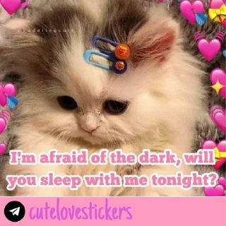 🥺 emoji Wholesome Love 💜 @cutelovestickers Telegram sticker 12 of 93