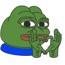 ❤️ emoji ғʀᴏɢ ᴄʜᴜᴍᴛɪʏᴀ @StickerZone_XD Telegram sticker 9 of 50