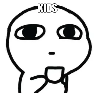 😑 emoji Kid | @TanishqSaiyan Telegram sticker 13 of 37