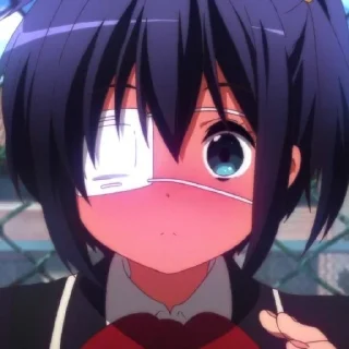🩹 emoji Takanashi Rikka @anime_stickerspack Telegram sticker 11 of 19