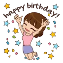 😊 emoji @tikelmu About Anna Telegram sticker 20 of 41