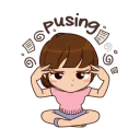 😘 emoji @tikelmu About Anna Telegram sticker 13 of 41