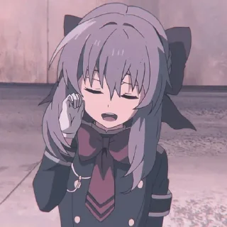 Sticker from ❀:ཻུ۪۪shinoa - @shinoa_hiiragi_bot