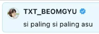 🤍 emoji begini tanggapan TXT Telegram sticker 22 of 34