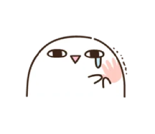 😥 emoji tteokmungchi | @cutestickers4you Telegram sticker 23 of 32