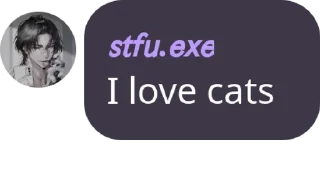 😋 emoji ex's stfu Telegram sticker 17 of 70