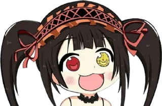 😄 emoji 🍁Date A Live🍁 by @kurummi Telegram sticker 8 of 92