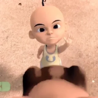 🍼 emoji ˖ ★ 🍼 upin @indomiecs︐ Telegram sticker 10 of 39