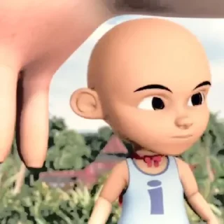 🍼 emoji ˖ ★ 🍼 upin @indomiecs︐ Telegram sticker 6 of 39
