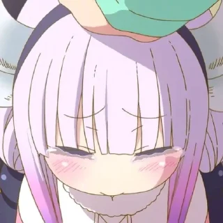 💜 emoji Kanna Kamui @Moontelaxx Telegram sticker 21 of 50