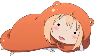 😴 emoji @stickersbag 💖 Umaru 🧚‍♀ Telegram sticker 9 of 66