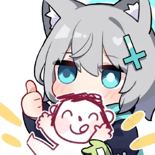 👍 emoji 蜜汁工坊BA Telegram sticker 14 of 19