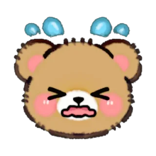🐻 emoji Wuffy bear 🐻@moonlightcastle Telegram sticker 10 of 80