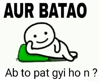 😉 emoji Aur batao Telegram sticker 24 of 89