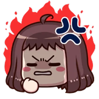 😡 emoji ᯤ @MaximXStickers Telegram sticker 24 of 40