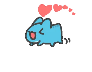 🥰 emoji BugCat - Capoo || @xxyuji Telegram sticker 20 of 24