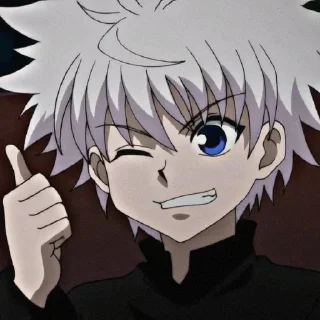 👍 emoji 💢KILLUA💢 @STICKER_LEE Telegram sticker 4 of 27