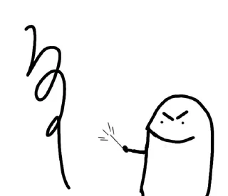 🌟 emoji Stickman Telegram sticker 6 of 6