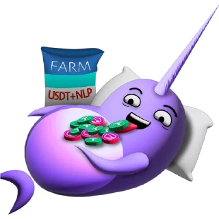 🤑 emoji Narwhal Finance Telegram sticker 12 of 15