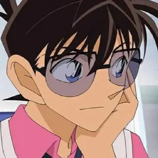 🎲 emoji Shinichi Kudo by @alxagrvr Telegram sticker 11 of 51
