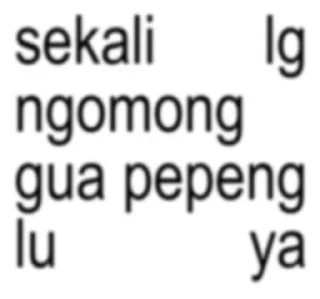 Sticker from kocaG btuL rek