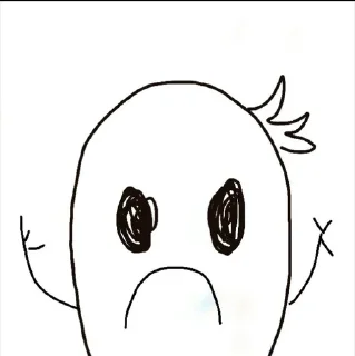 ☹️ emoji moonPotatopack Telegram sticker 2 of 5