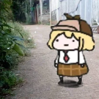 🔎 emoji amelia watson by @hunnaAa Telegram sticker 18 of 18
