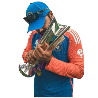 Sticker from Rohit Trophies 🥰 - @CricCollections