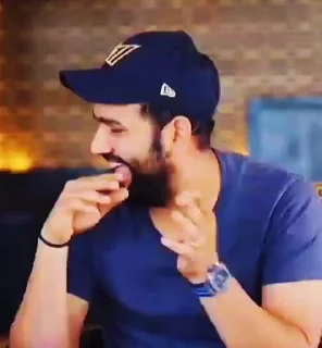 Sticker from Rohit Sharma - @CricCollections