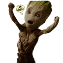 Sticker from Groot