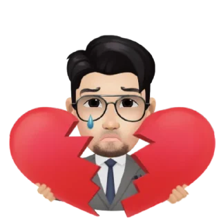 💔 emoji DoT expression Telegram sticker 24 of 53