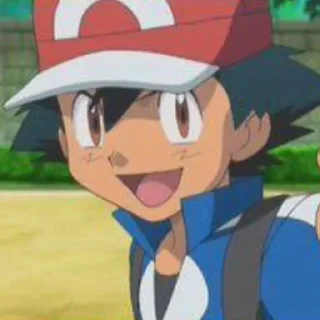 🕸 emoji Ash Ketchum, Satoshi - @StickerAnimePack Telegram sticker 17 of 25