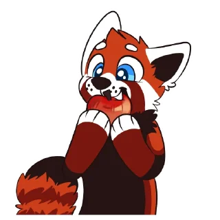 Sticker from Lucky Red Panda