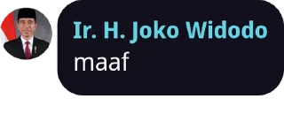 🇲🇨 emoji Jokowi berkata Telegram sticker 16 of 39