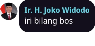 🇲🇨 emoji Jokowi berkata Telegram sticker 15 of 39