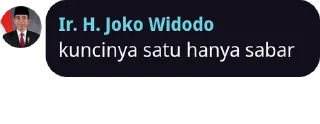 🇲🇨 emoji Jokowi berkata Telegram sticker 24 of 39