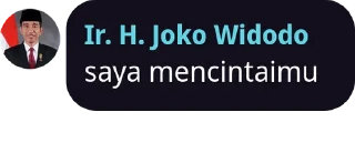 🇲🇨 emoji Jokowi berkata Telegram sticker 5 of 39