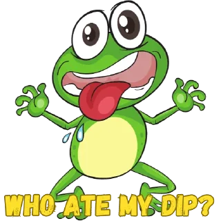 🖕 emoji Froggy by @bravosandfriends Telegram sticker 10 of 15