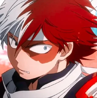 🥢 emoji Todoroki shouto @yorabells Telegram sticker 15 of 35