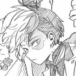 🌙 emoji [ Todoroki Shouto - Mαngα ] Telegram sticker 16 of 55