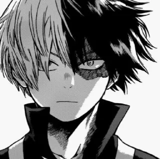 🌙 emoji [ Todoroki Shouto - Mαngα ] Telegram sticker 12 of 55