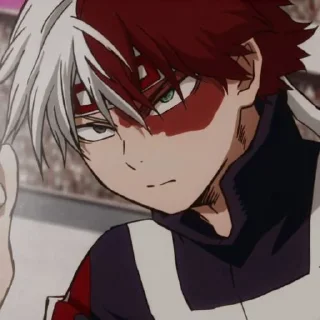 Sticker from @STIKERANIMEX ➖ TODOROKI SHOUTO