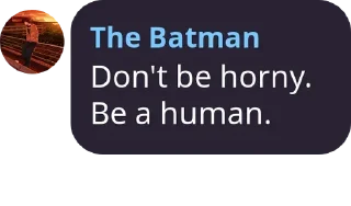 Sticker from BATMAN