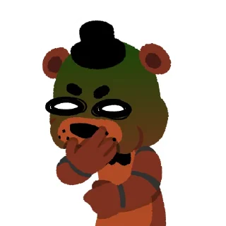🤢 emoji Five Nights at Freddy's (Smol Version) Telegram sticker 21 of 36