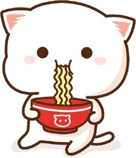 🍜 emoji 蜜桃貓合集 Telegram sticker 13 of 86