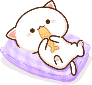 🐟 emoji 蜜桃貓合集 Telegram sticker 16 of 86