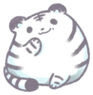 🐯 emoji 白虎球 1 Telegram sticker 11 of 32